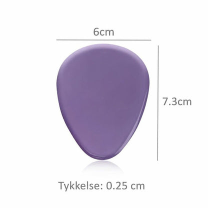 Lilla gel-forfodspude med mål 6 x 7,3 cm og 0,25 cm tykkelse