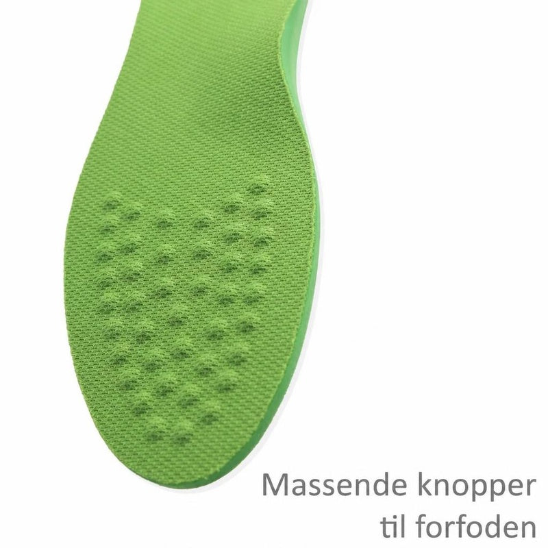 Grøn helsål med masserende knopper ved forfoden