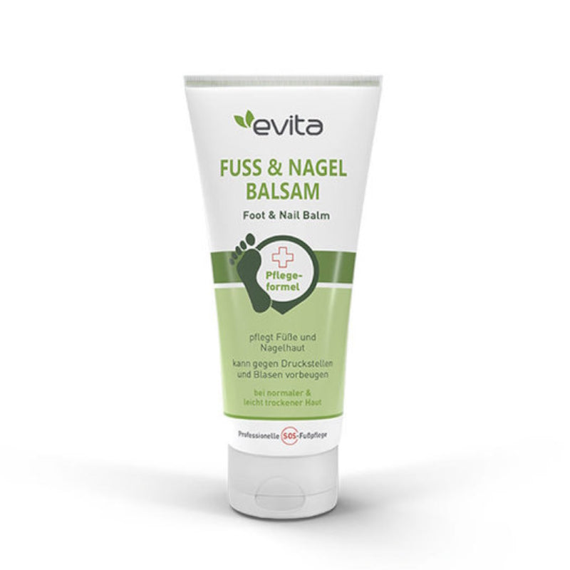 Evita fod- og neglebalsam i hvid og grøn tube