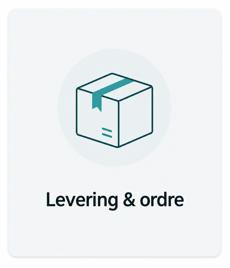Levering & ordre