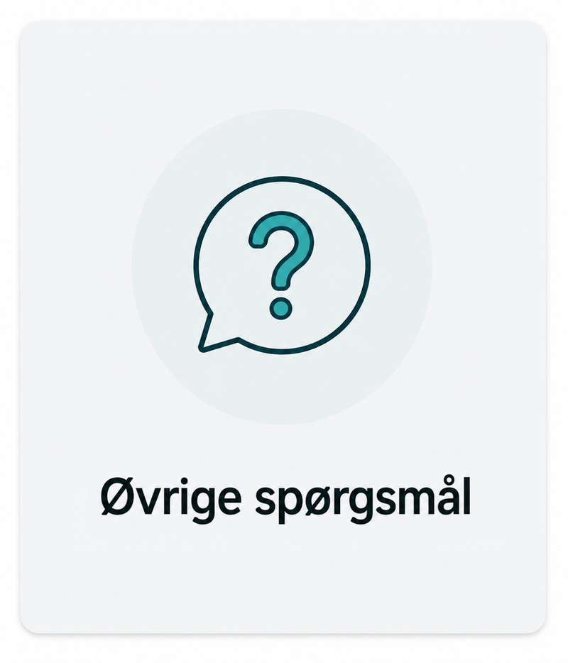 Øvrige spørgsmål